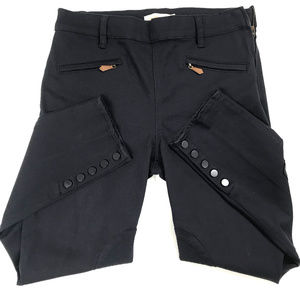 Tory Burch riding Snap-Hem pants/jeans
